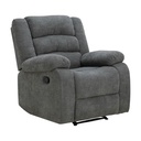 42447 JAYDEN FABRIC MANUAL RECLINER 1/S GY 