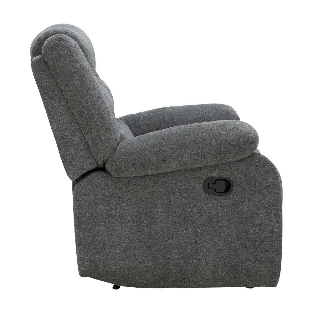 42447 JAYDEN FABRIC MANUAL RECLINER 1/S GY 