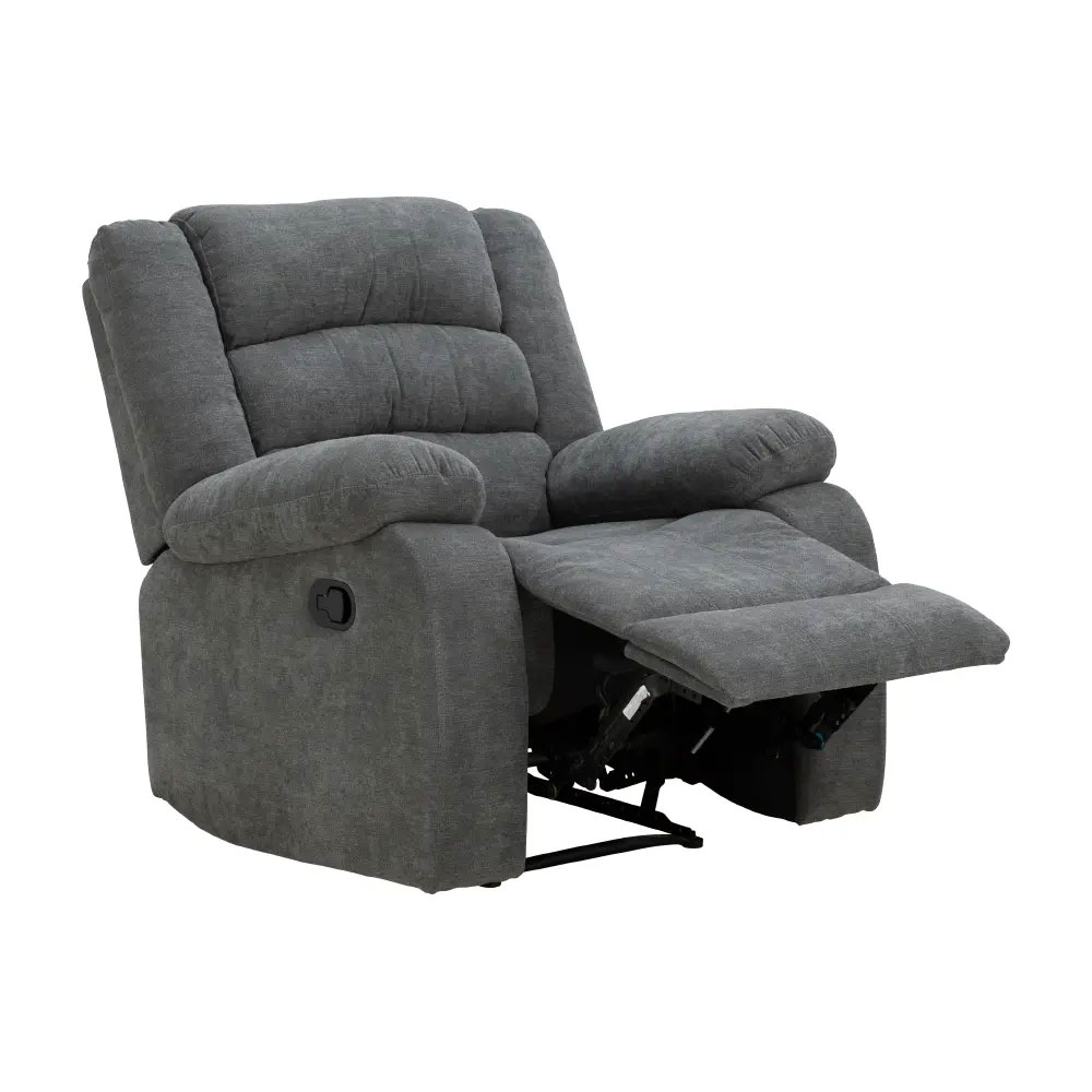 42447 JAYDEN FABRIC MANUAL RECLINER 1/S GY 