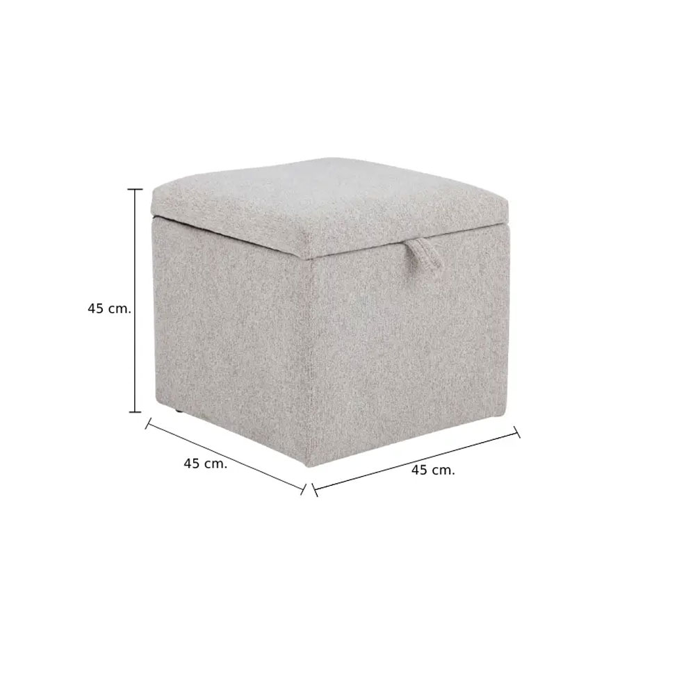 66515 BERIN FABRIC STOOL TM1605-COL1 BE