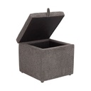 66516 BERIN FABRIC STOOL TM1605-2403 DGY      