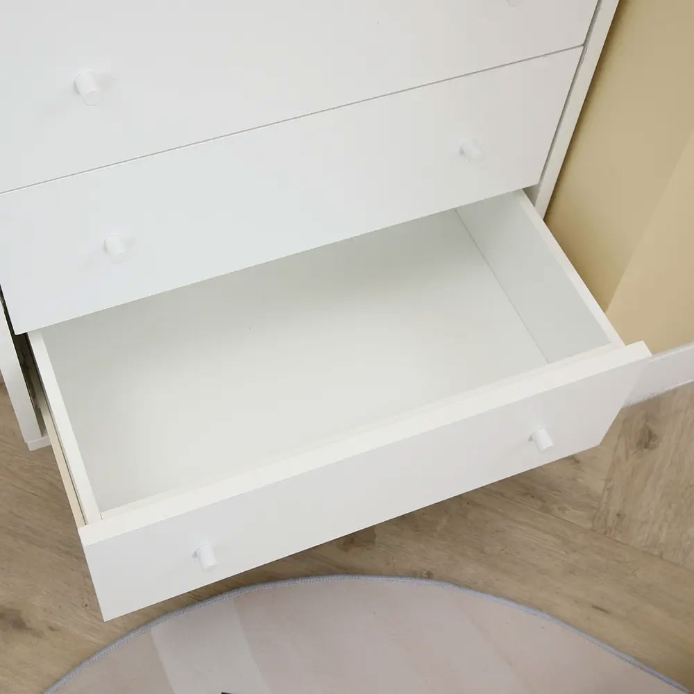 66526 MINIMAL CHEST OF 4 DRAWERS 60CM WT/LW  