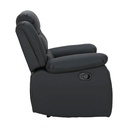 66518 LEMMA PVC MANUAL RECLINER 1/S BK