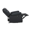 66518 LEMMA PVC MANUAL RECLINER 1/S BK
