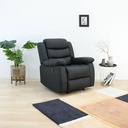 66518 LEMMA PVC MANUAL RECLINER 1/S BK