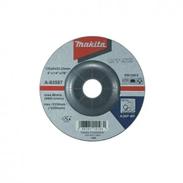 [09093] 09093 GRINDING DISC: 4" x 1/8" x 5/8" A-83587 "MAKITA"