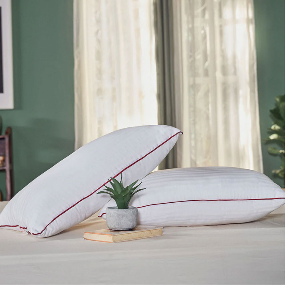[09605] 09605 DUROFLEX PILLOW HAPPY SOFT LIGHT WEIGHT FIBRE PILLOW 21"X17"