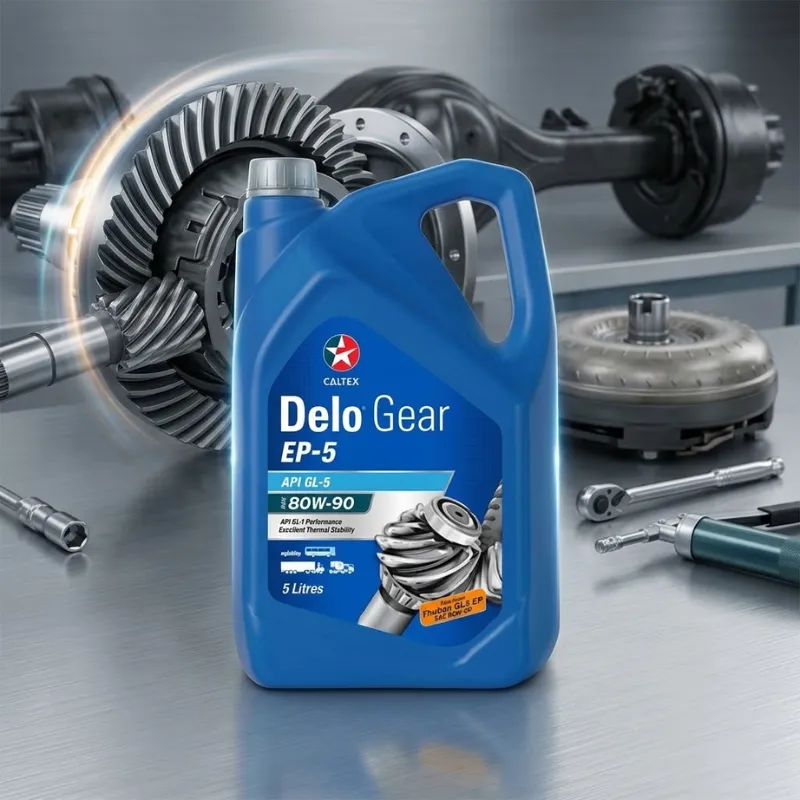 11572 CALTEX DELO GEAR OIL EP5 API GL-5 SAE 80W90 5LTR