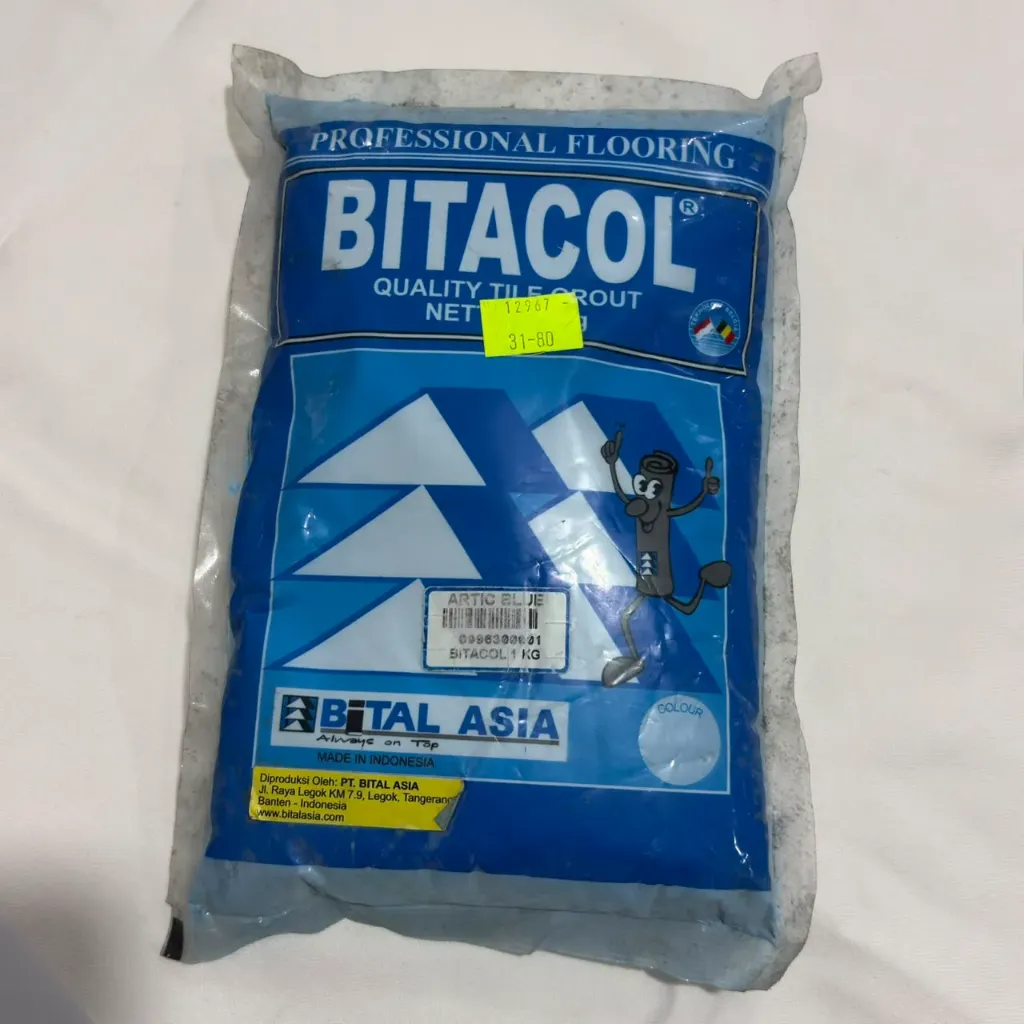 [12967] 12967 COLOUR CEMENT(TILE GROUT) 1KG PKT "D/BLUE"