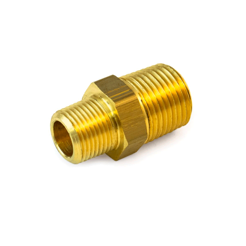 [15436] 15436 BRASS NIPLE 1/4"X1/2