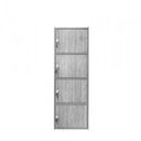 17377 COLOUR BOX 4 DOOR GREY OAK W/LOCK VTF 4D GF/S (LO) H1207XL406XD292MM