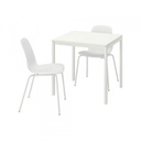 17407 MELLTORP 75X75+2 CHAIR SEAT SHELL LIDAS WHITE 40530314+30512693