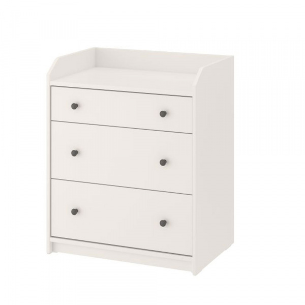 17413 CHEST OF 3 DRAWERS 70X84CM HAUGA WHITE 00107274