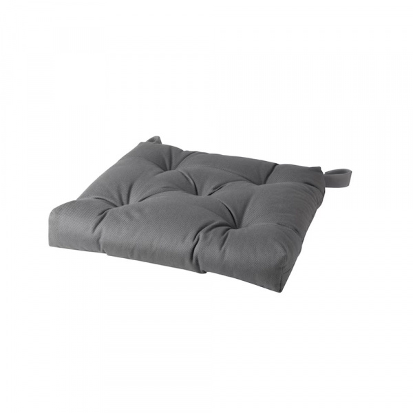 17423 CHAIR CUSHION 40X35X38X7CM GREY MALINDA 10331014