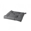 17423 CHAIR CUSHION 40X35X38X7CM GREY MALINDA 10331014