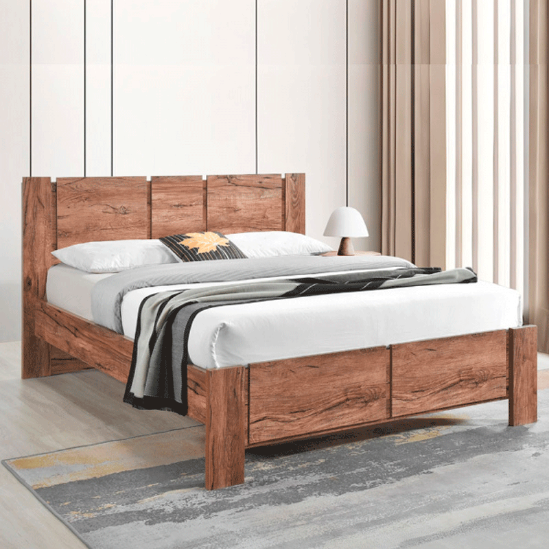 [17566] 17566 BED 5FT GV KN50BD (DM) WALNUT 1/3 (152.5X190.5CM)