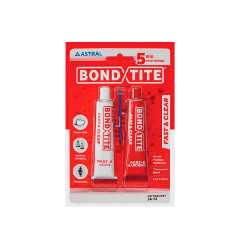 [17601] 17601 BONDTITE 5 MINUTE EPOXY ADHESIVE 34ML "ASTRAL"
