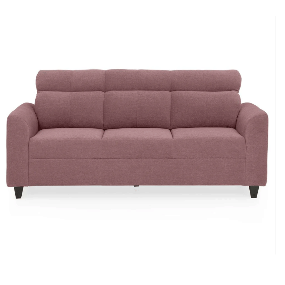 19466 DUROFLEX SOFA ZIVO PLUS 3SEATER DUSKY PINK