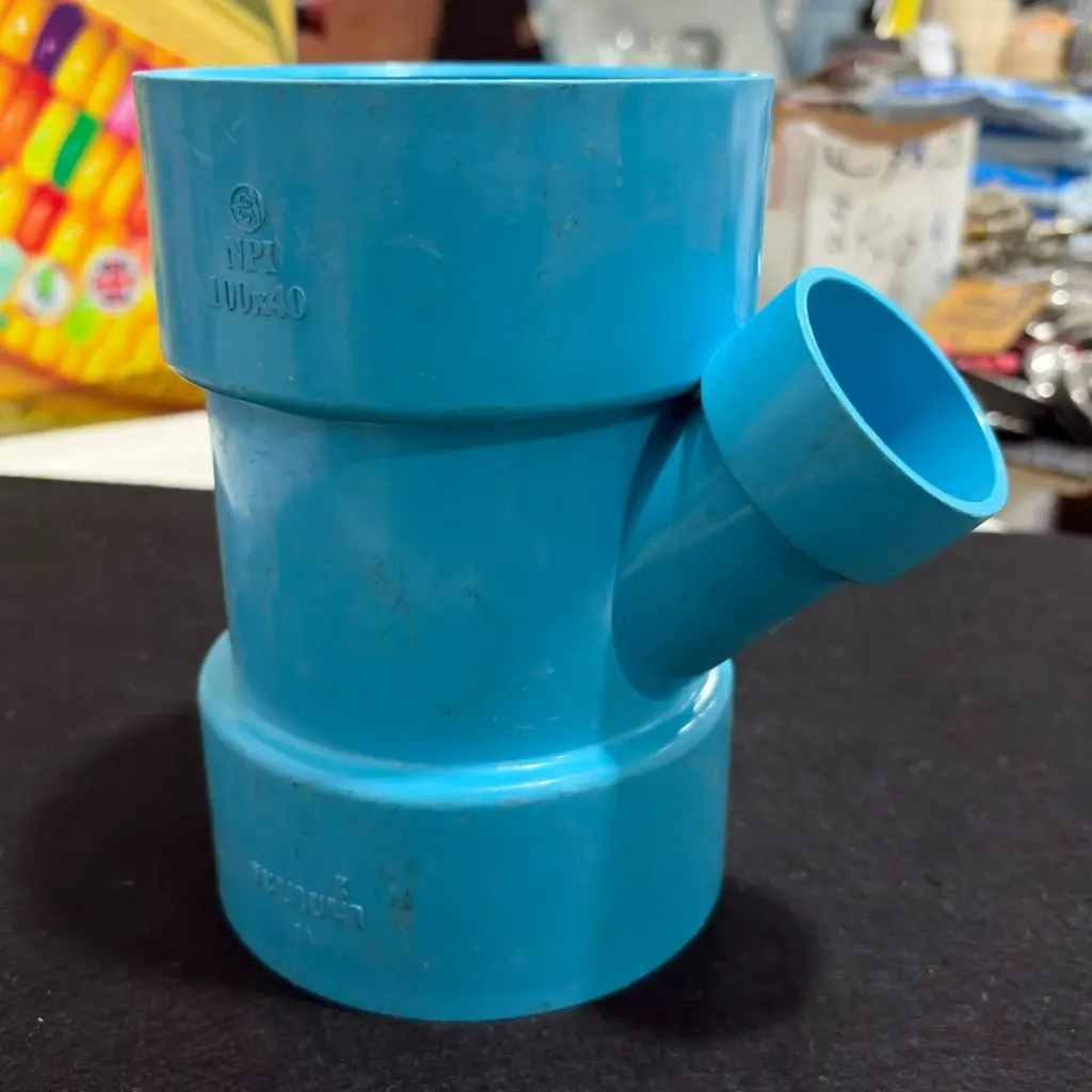 19926 PVC TEE REDUCING Y ( Y) 4"X1-1/2" LP