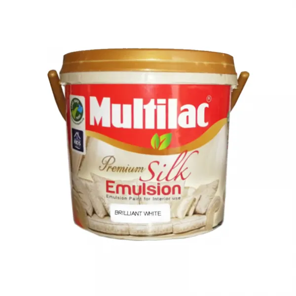[20046] 20046 MULTILAC SILK EMULSION PAINT BR/ WHITE 18LTR