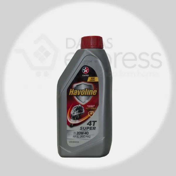 [20233] 20233 CALTEX HAVOLINE SUPPER 4T 20W40 1LTR (20 X 1CTN) 