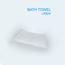 21143 BATH TOWEL 27"X54" 600G PLAIN WHITE CANASIN