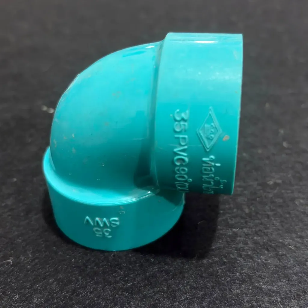 21896 PVC ELBOW 90 DEGREE 1 1/4" L/PRESSORE BLUE