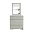 30605 DRESSER WITH MIRROR GV WN4DDS 1/2 SNOW OAK