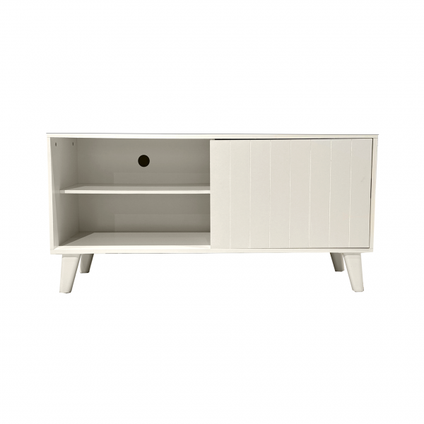 30642 TV RACK TV-B200-WH W1200XD400XH610MM WHITE