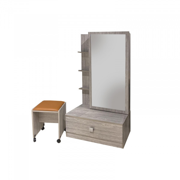 [31175] 31175 DRESSING TABLE & STOOL VTF DS04(ST) WITH MIRROR H1550XL800XD400MM