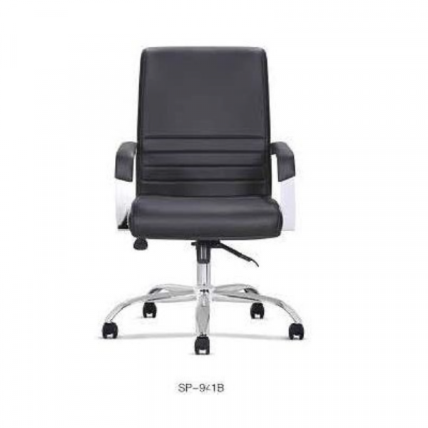 31234 MEDIUM BACK REV CHAIR SP-941B BLACK