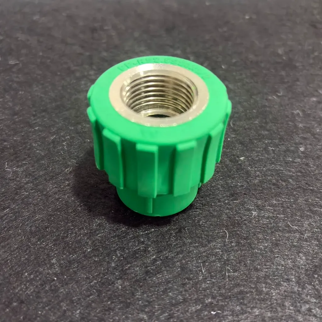 33324 PP-R HOT WATER FEMALE SOCKET H/P GA-4808 S20MM 1/2" GREEN (ASB)