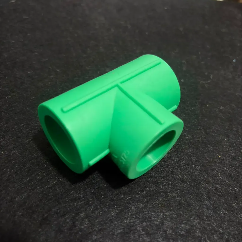33597 PP-R HOT WATER TEE H/P GA-4804 25MM 3/4" GREEN