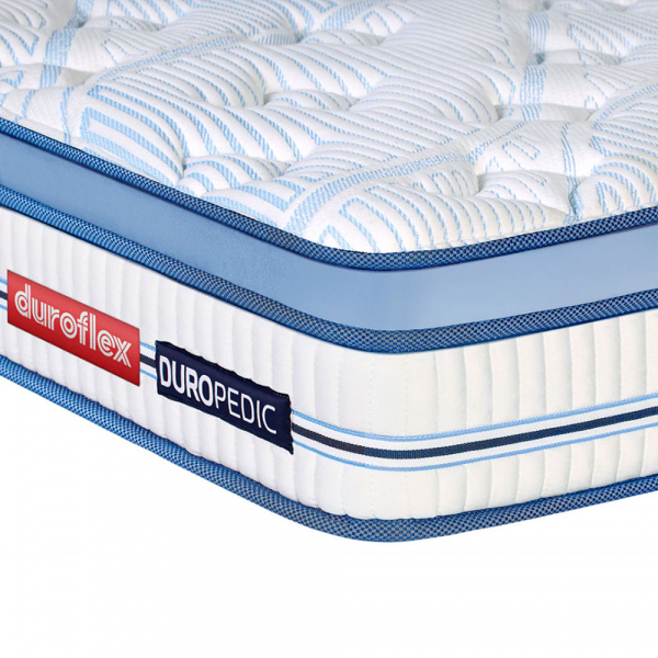 34690 DUROFLEX MATTRESS POSTURE PERFECT POCKET SPRING ORTHOPEDIC 75X60X6"+2"