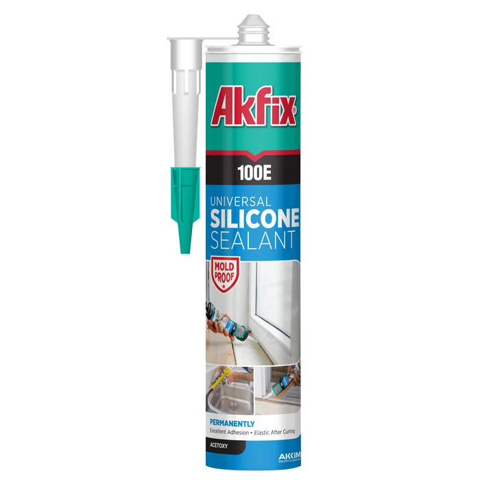 34950 AKFIX 100S SANITARY WHITE SILICONE~280ML~B-340 - 