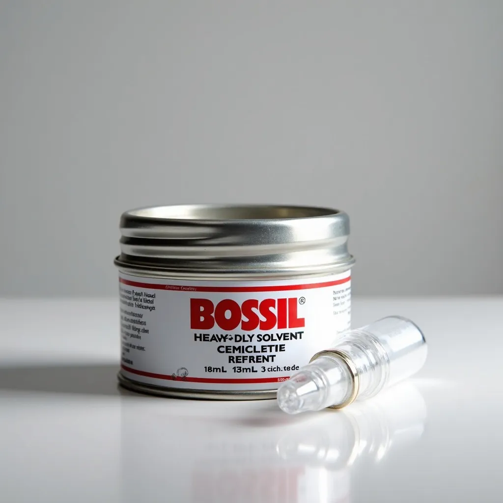 36025 BOSSIL HEAVY DUTY SOLVENT CEMENT 118ML BS-512TP 60PCS CTN CLR TRANSPARANT