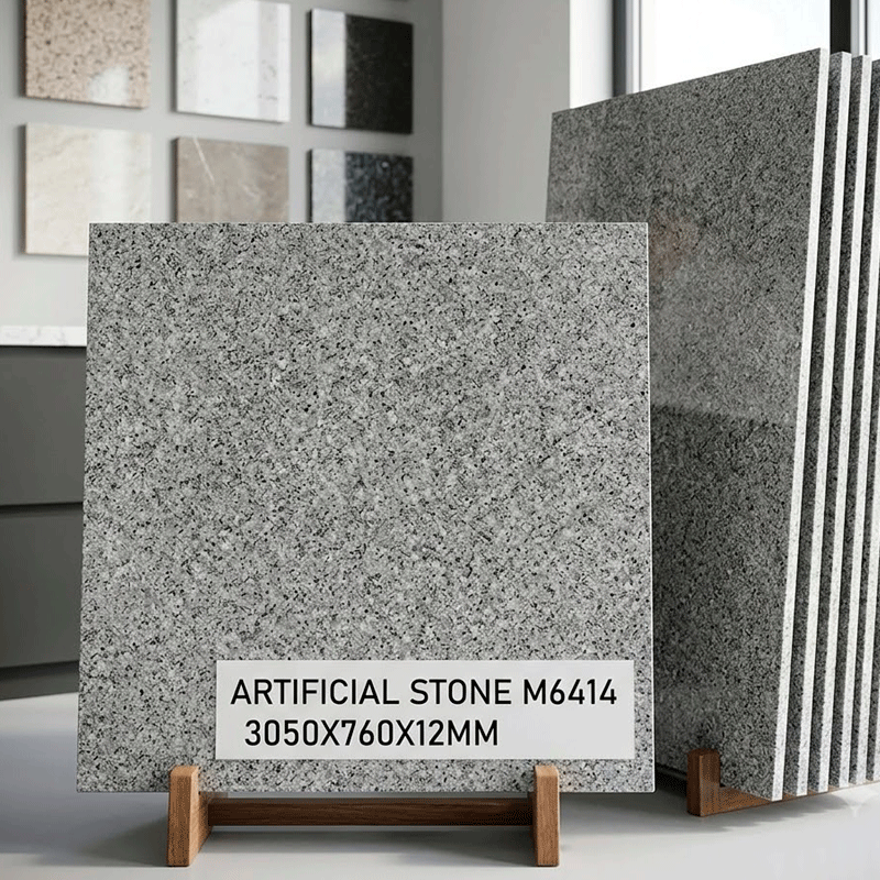 36039 ARTIFICIAL STONE M6414 3050X760X12MM GRANITE GREY