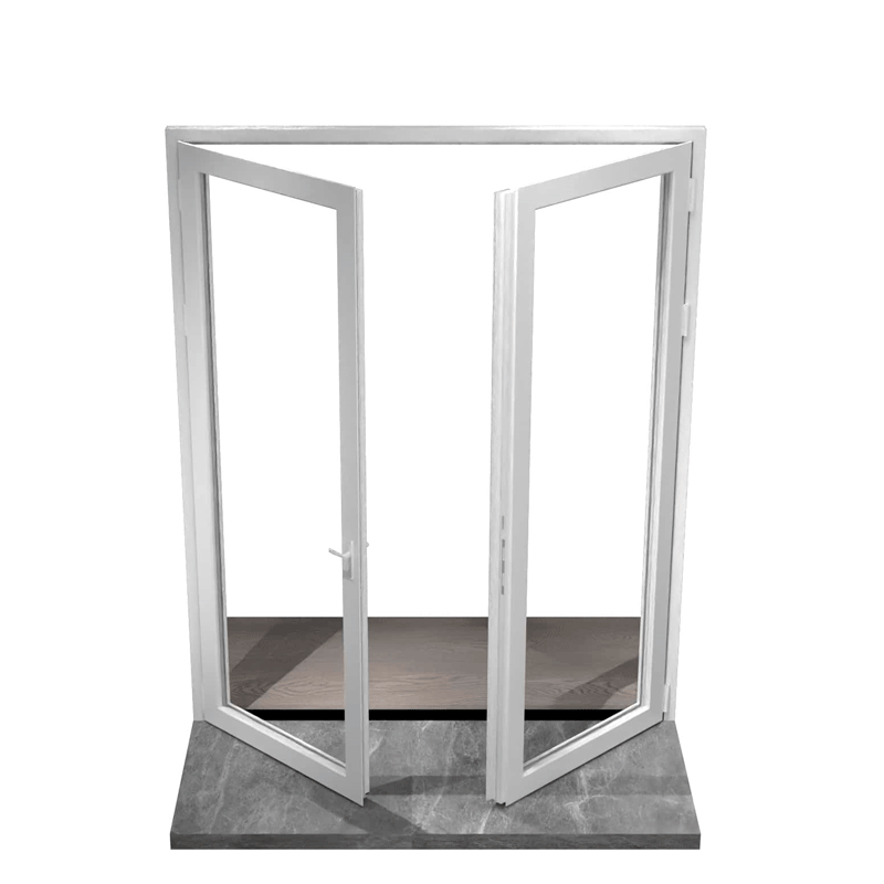 38487 ALUMINIUM GLASS DOOR FLIP UP 596X697