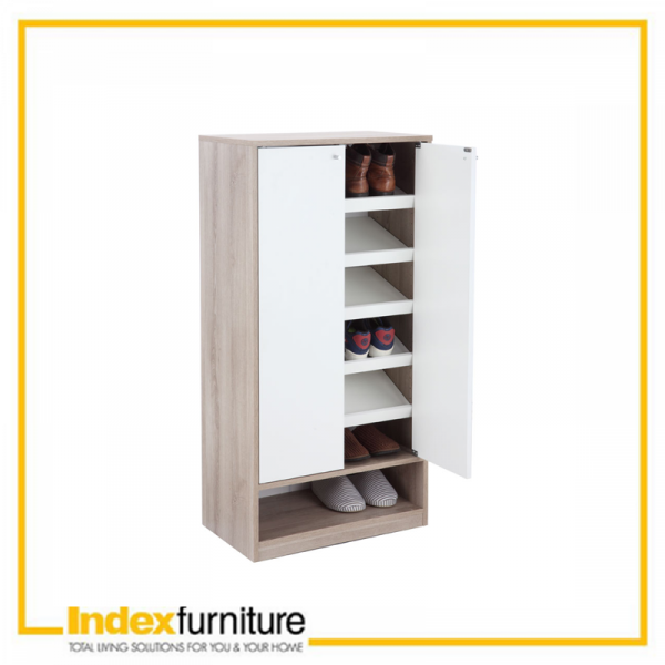 41214 PEZZO SHOE CABINET W60CM NT/WT-M