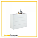 41331 BLANC-P4 DRAWER 90CM WT #01