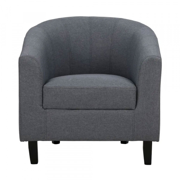 41875 PEGGY FABRIC ARMCHAIR GY