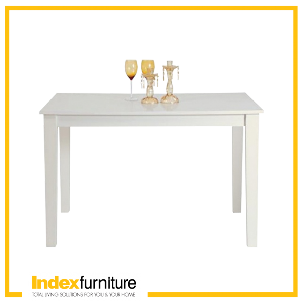 42099 RAYMOND/P DINING TABLE 120X80CM WT