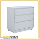 42300 HAZE CHEST 3 DRAWERS 80CM LGY 80X39.7X75CM