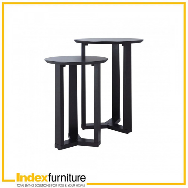 42333 TRI-O (S+L) SIDE TABLE CF 40X40X53.85X50X64CM