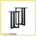 42333 TRI-O (S+L) SIDE TABLE CF 40X40X53.85X50X64CM