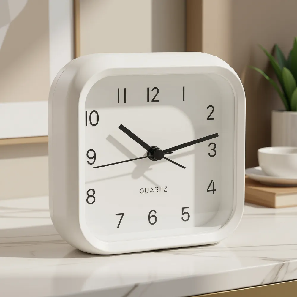 [42363] 42363 FOSH ALARM CLOCK 4" 10.3X10X4.4 CM WT