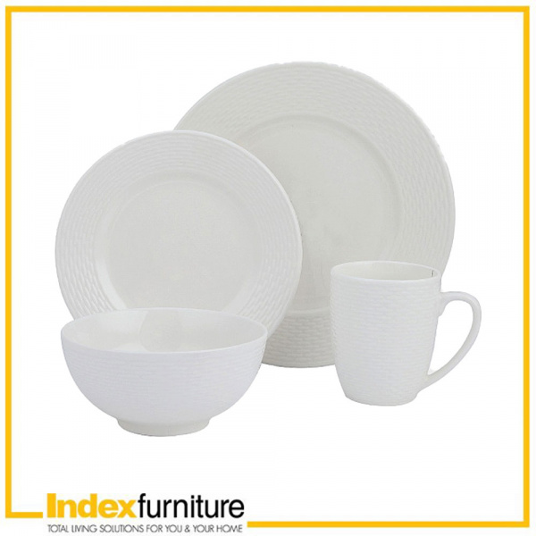 42369 KEMMIS DINNERWARE 16 PCS/SET 34X23X29 CM WT