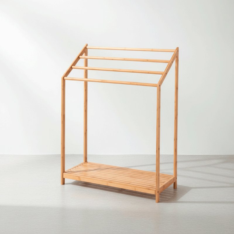 [42371] 42371 ASHLEY TOWEL RACK WITH SHELF 70 x 31.2 x 90 cm. CM NT