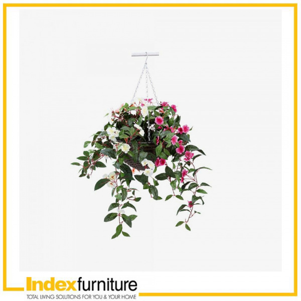 42380 IBBIE FLOWER IN POT 75X75X85CM. MTC