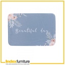 42390 DUO-SHINE MEMORY FOAM MAT 45X65X1.5 CM BL